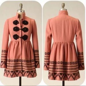 Anthropologie Plenty Tracy Reese Elimovna coat NWT